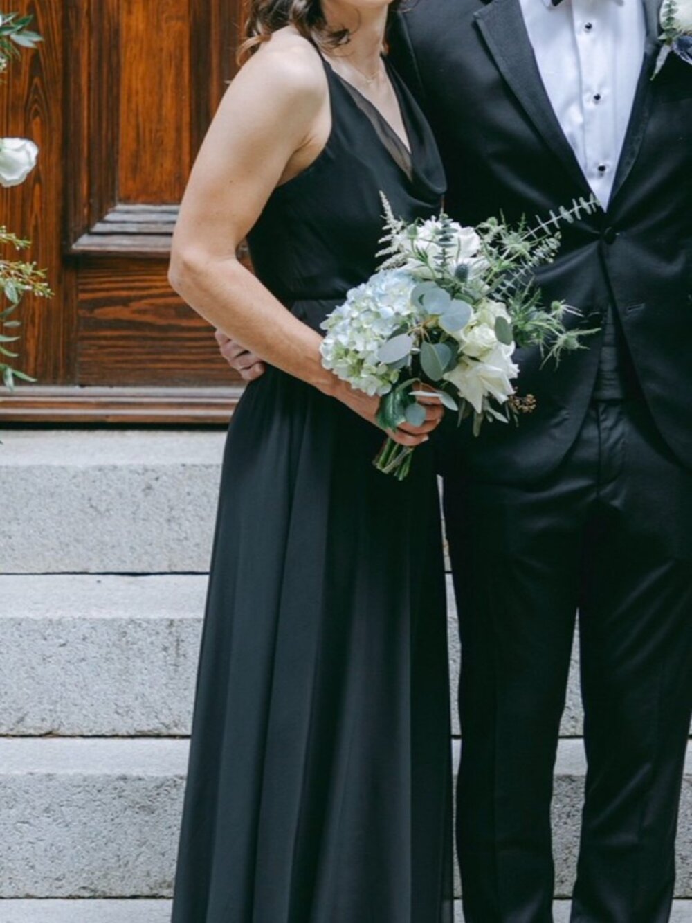 Dessy Group Maxi Black Dress